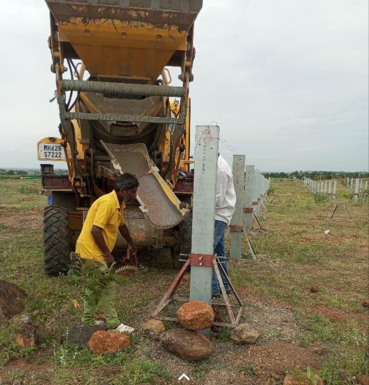 Gadewadi solar farm equipment detail