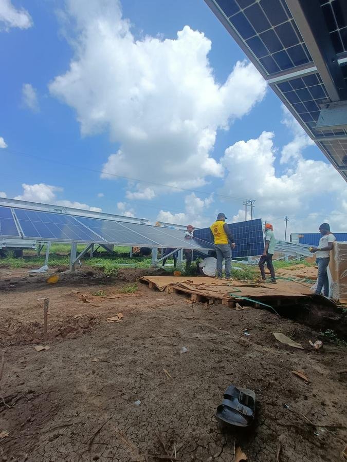 Murum solar farm site portrait view