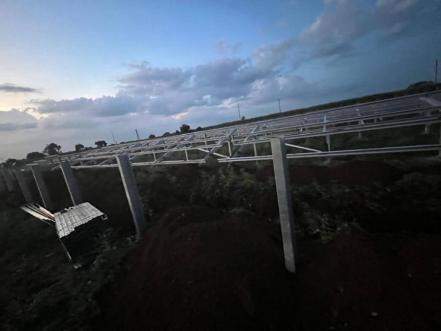 Murum solar farm site portrait