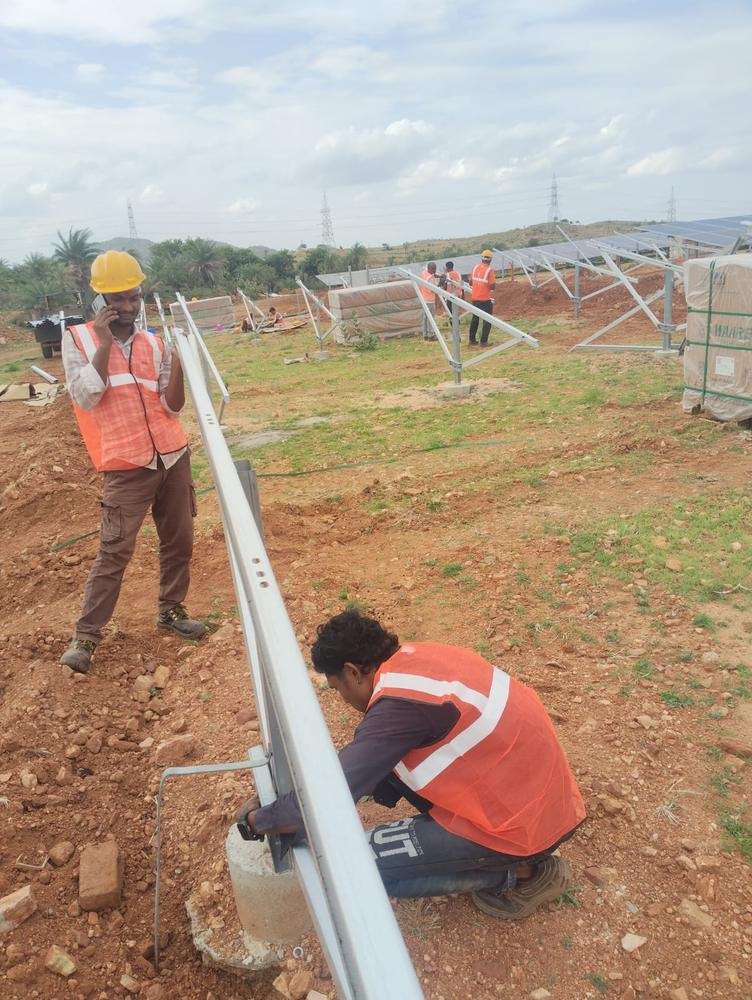 Ramgir solar farm site view