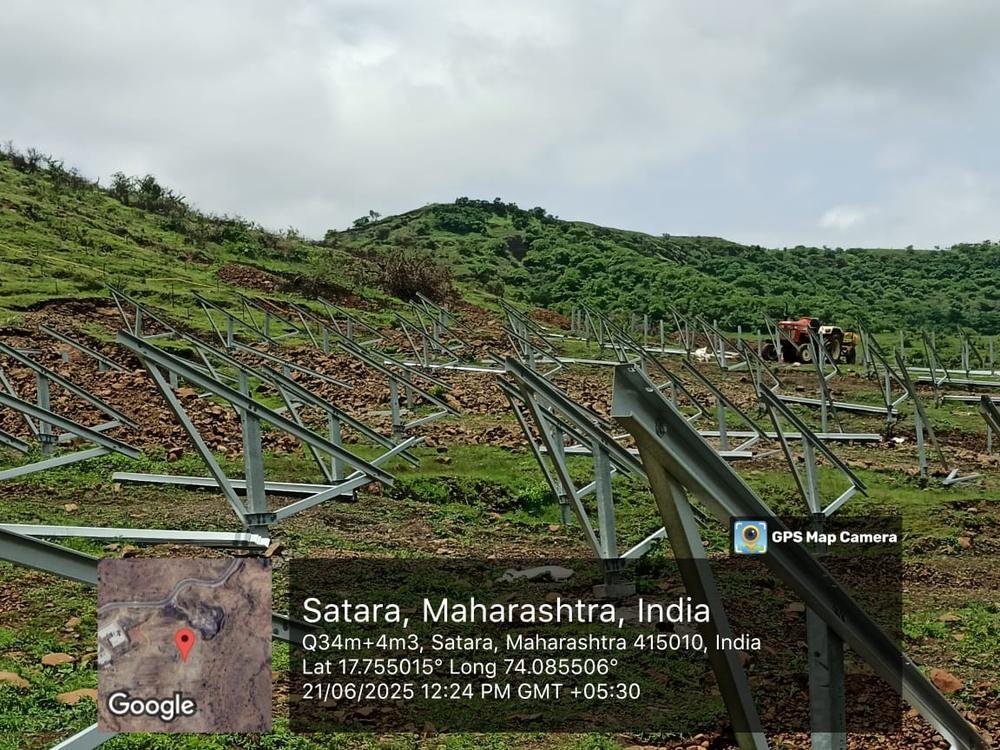 Satara solar farm site